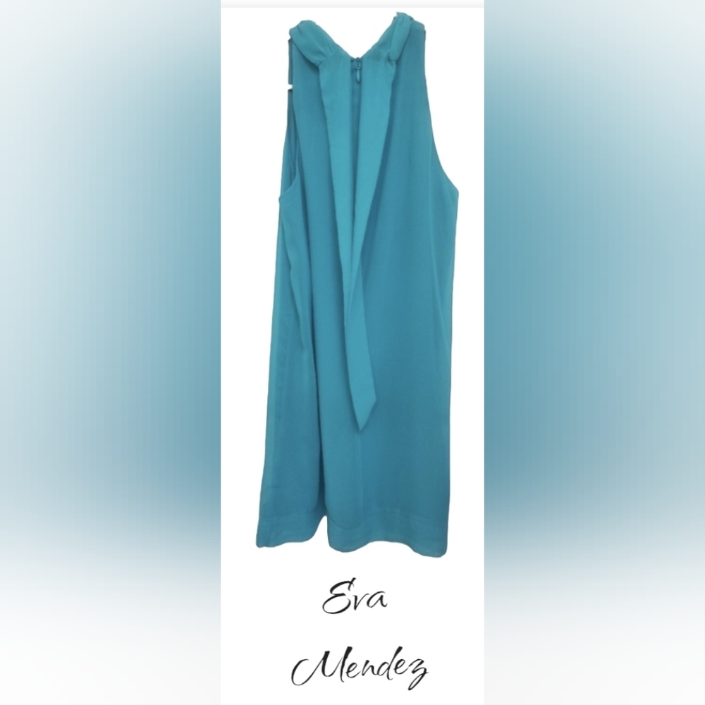 ⭐️⭐️⭐️⭐️Eva Mendes 🍸 Cocktail Party Dress - Turquois Size M
